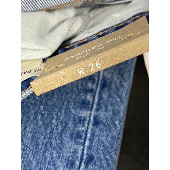 MADEWELL Women's Brockport Wash Low-Rise Distressed The Dad Jeans SZ 26 - Picture 12 of 14